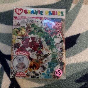 Beanie Babies 1000 Piece Round Puzzle - Multicolor